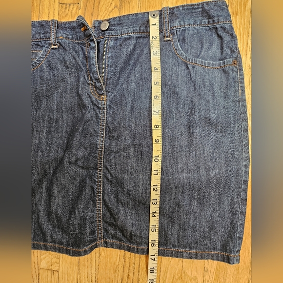 Ann Taylor Loft Jean Skirt Size 10 Petite - Picture 5 of 5